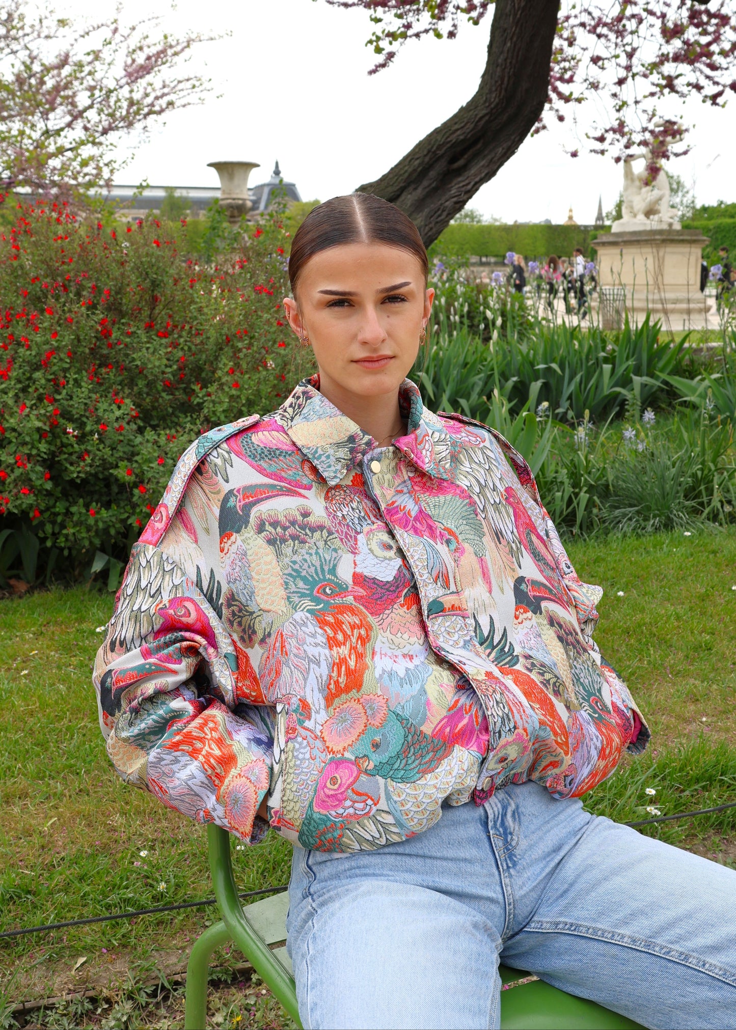 JACQUARD METALLIC JACKET