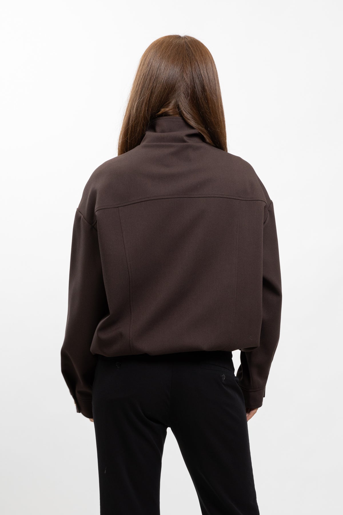 BLOUSON BOMBER A COL MONTANT
