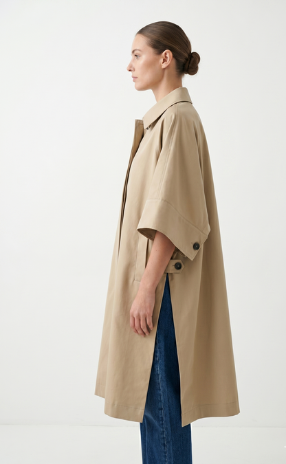 OVERSIZED TRENCH-CAPE