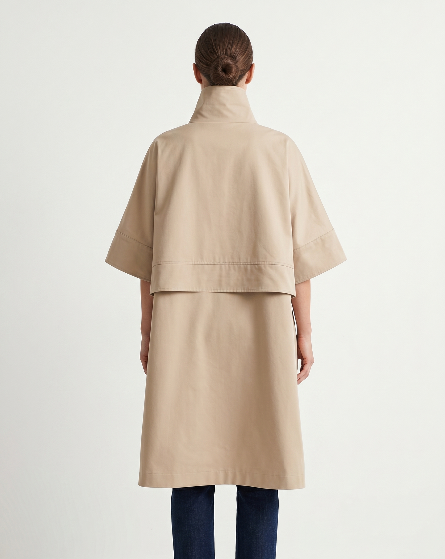 OVERSIZED TRENCH-CAPE