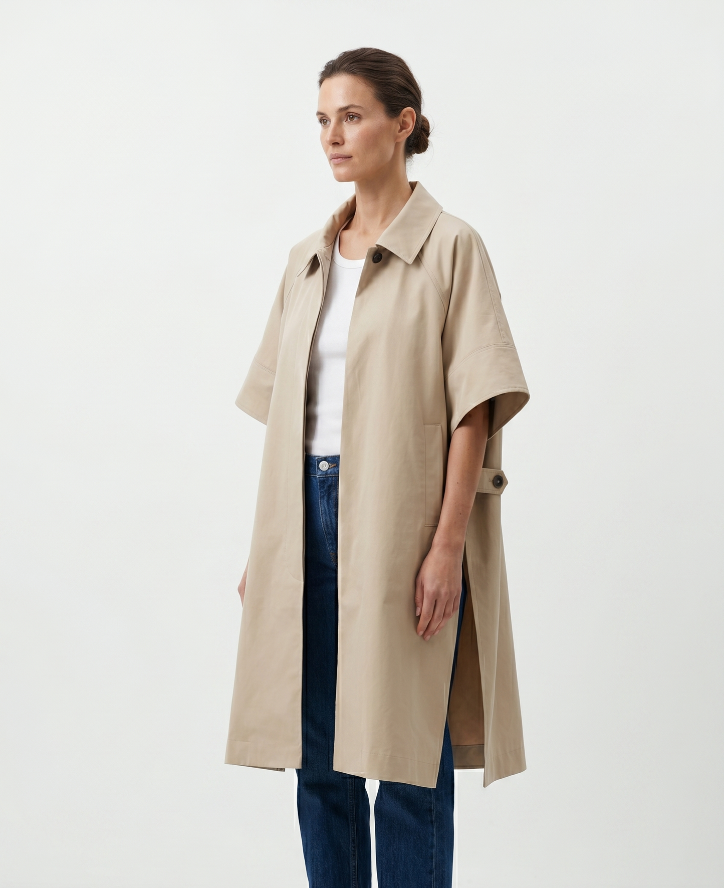 OVERSIZED TRENCH-CAPE