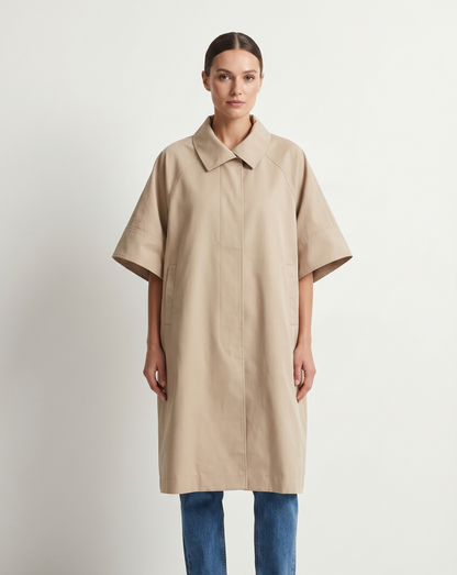 OVERSIZED TRENCH-CAPE