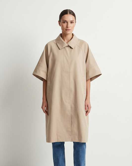 TRENCH-CAPE OVERSIZE