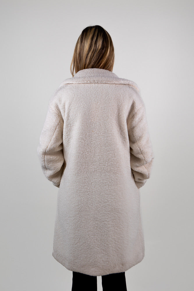 MANTEAU MI-LONG EN MOUMOUTE