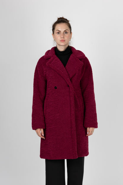 MANTEAU MI-LONG EN MOUMOUTE