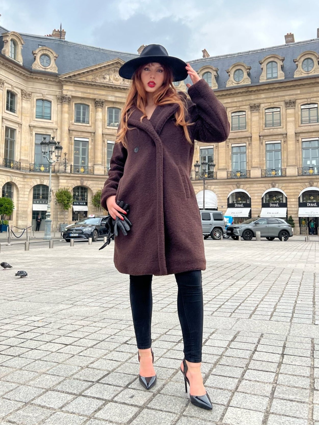 MANTEAU MI-LONG EN MOUMOUTE
