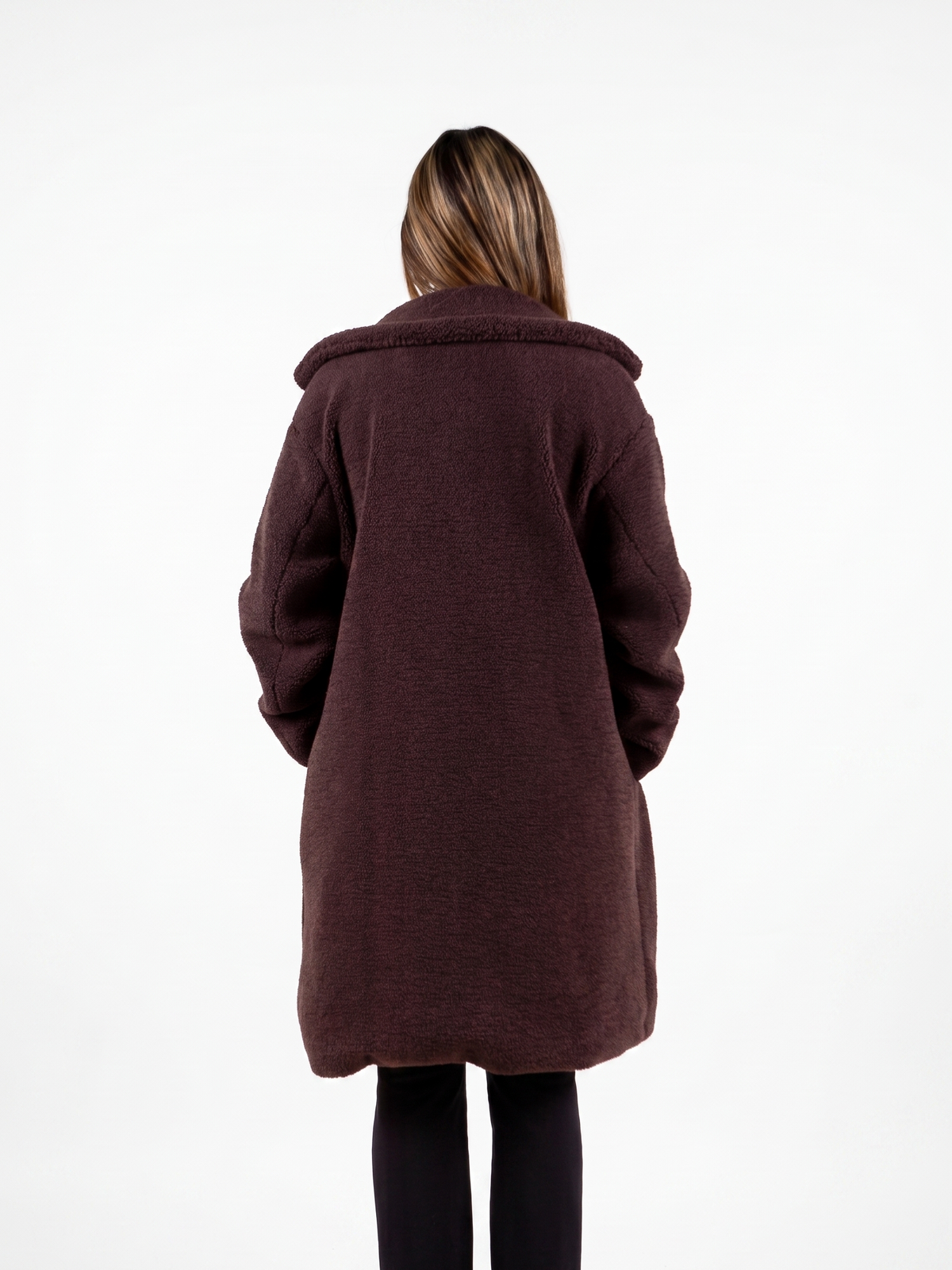 MANTEAU MI-LONG EN MOUMOUTE Femme - K-ZELL PARIS
