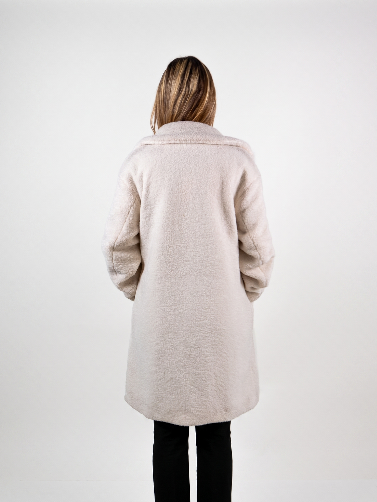 MANTEAU MI-LONG EN MOUMOUTE Femme - K-ZELL PARIS