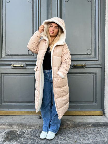 DOUDOUNE LONGUE REVERSIBLE
