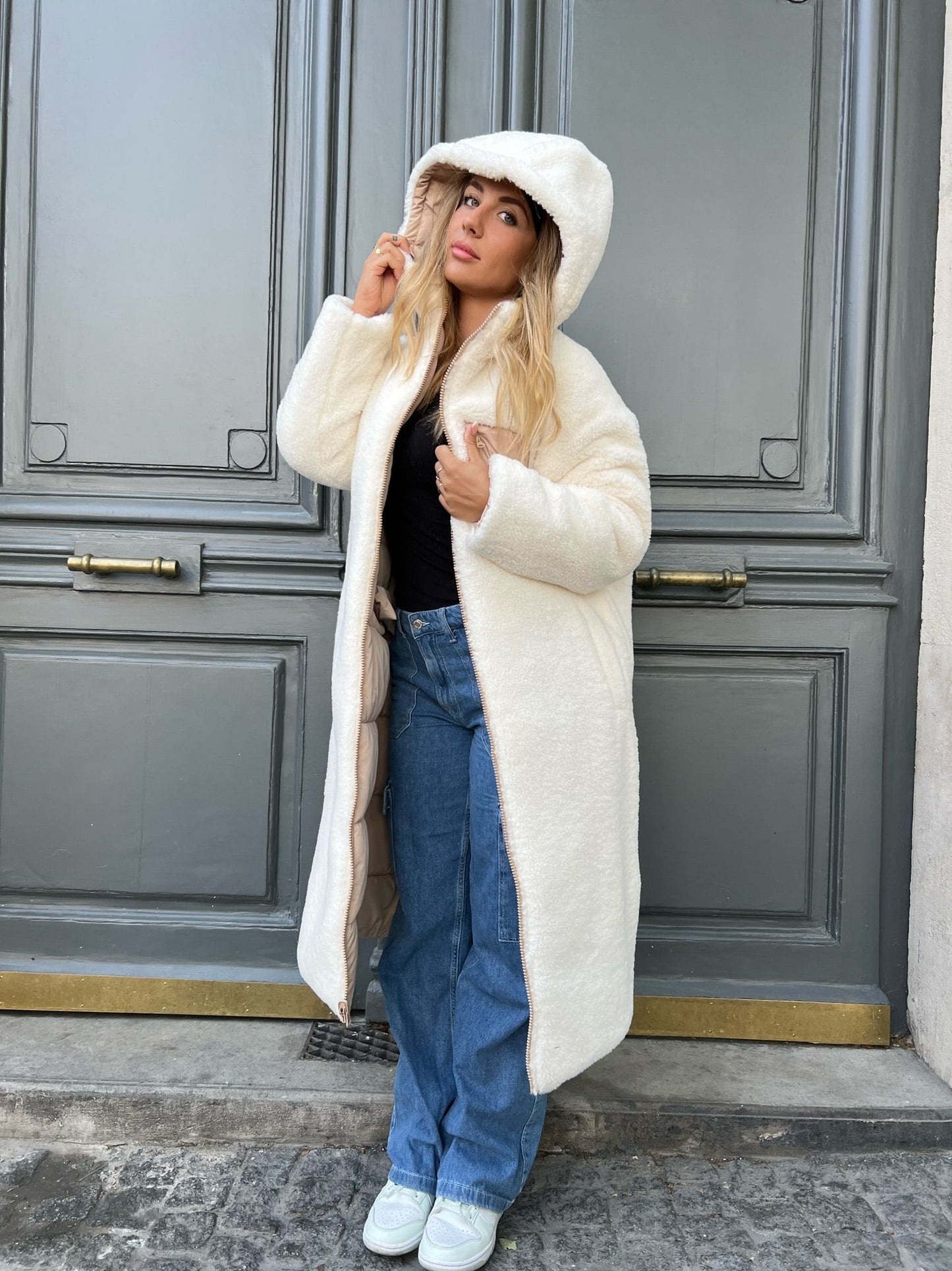 DOUDOUNE LONGUE REVERSIBLE