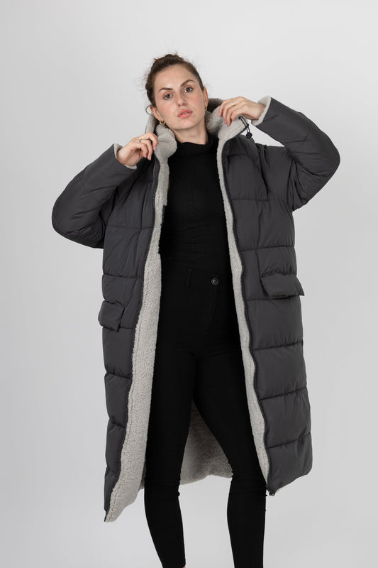 DOUDOUNE LONGUE REVERSIBLE