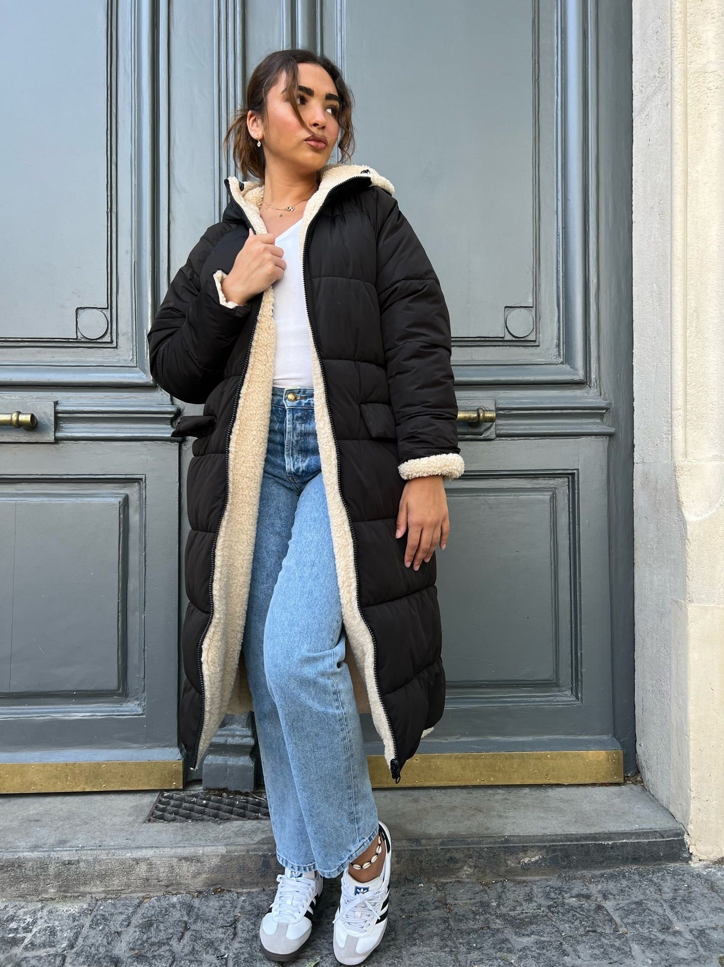 DOUDOUNE LONGUE REVERSIBLE