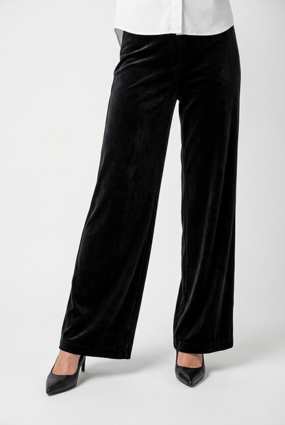PANTALON LARGE EN VELOURS