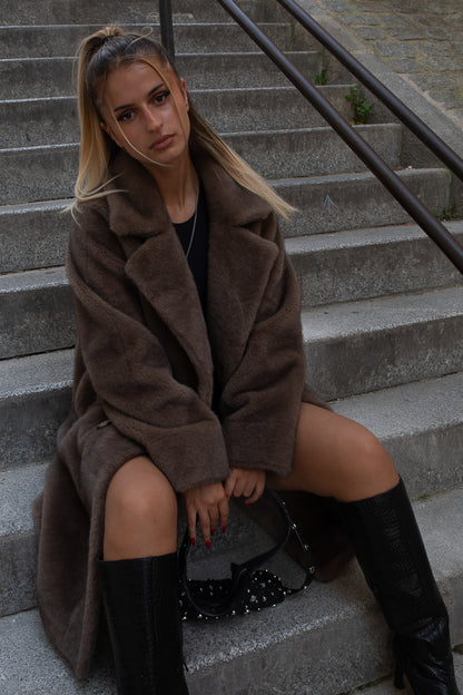 Faux fur Long Coat