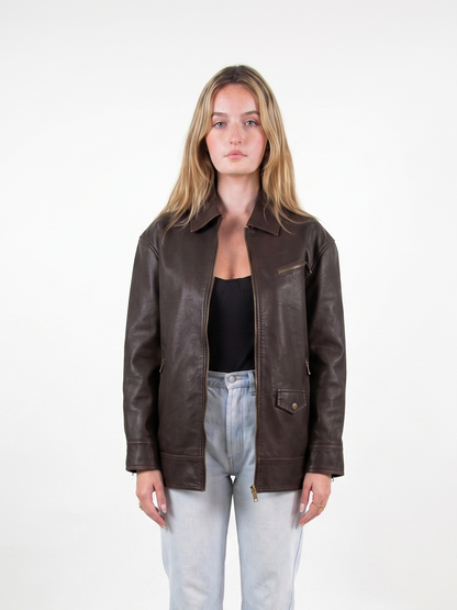 VESTE VINTAGE EN SIMILICUIR
