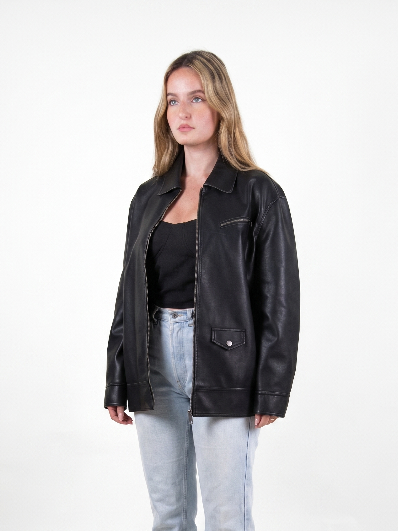 VESTE VINTAGE EN SIMILICUIR