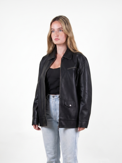 VESTE VINTAGE EN SIMILICUIR