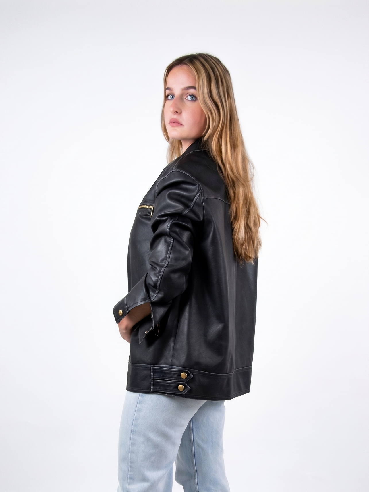 VESTE VINTAGE EN SIMILICUIR