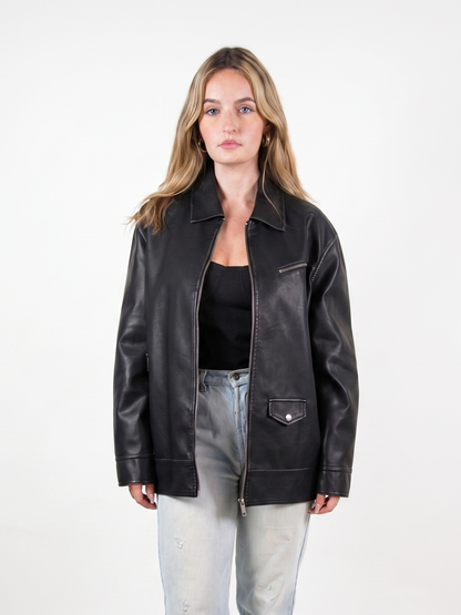 VESTE VINTAGE EN SIMILICUIR