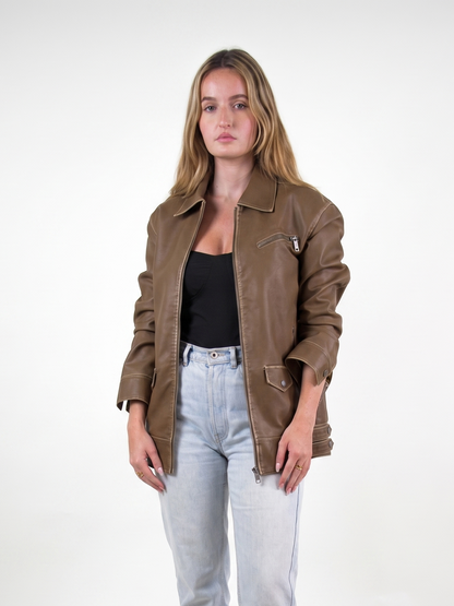 VESTE VINTAGE EN SIMILICUIR