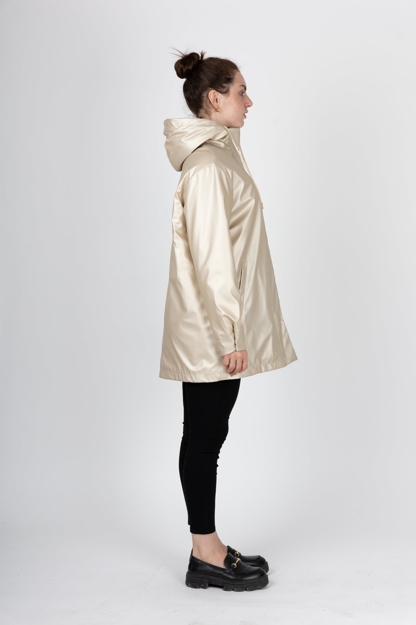 PARKA IMPERMÉABLE A CAPUCHE INTÉRIEUR FAUSSE FOURRURE