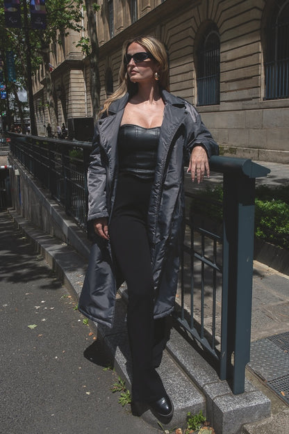TRENCH MATELASSÉ IMPERMÉABLE