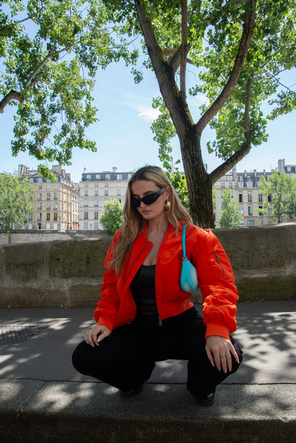 BOMBER OVERSIZE MATELASSÉ