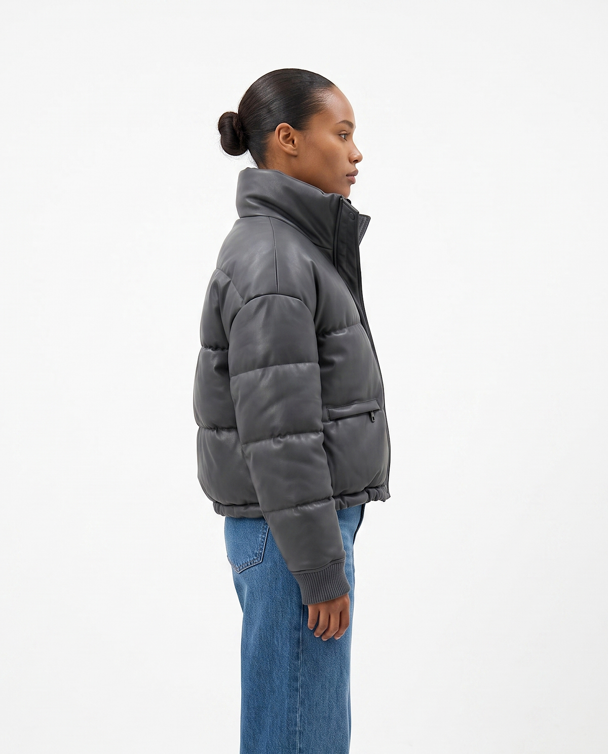 DOUDOUNE EN SIMILICUIR Femme - K-ZELL PARIS