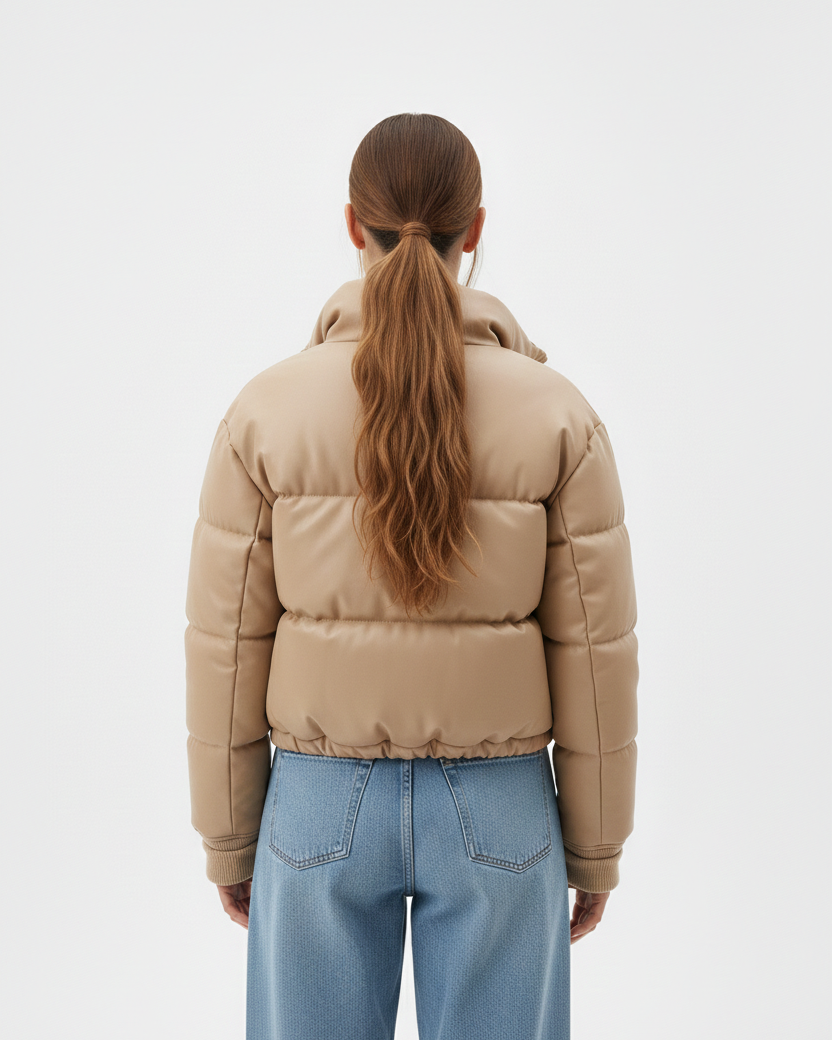 DOUDOUNE EN SIMILICUIR