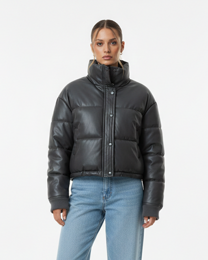 DOUDOUNE EN SIMILICUIR