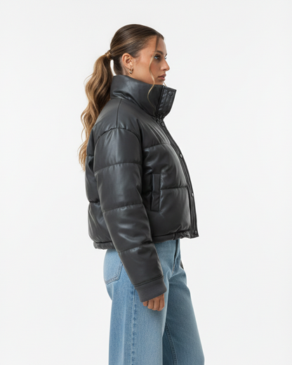 DOUDOUNE EN SIMILICUIR