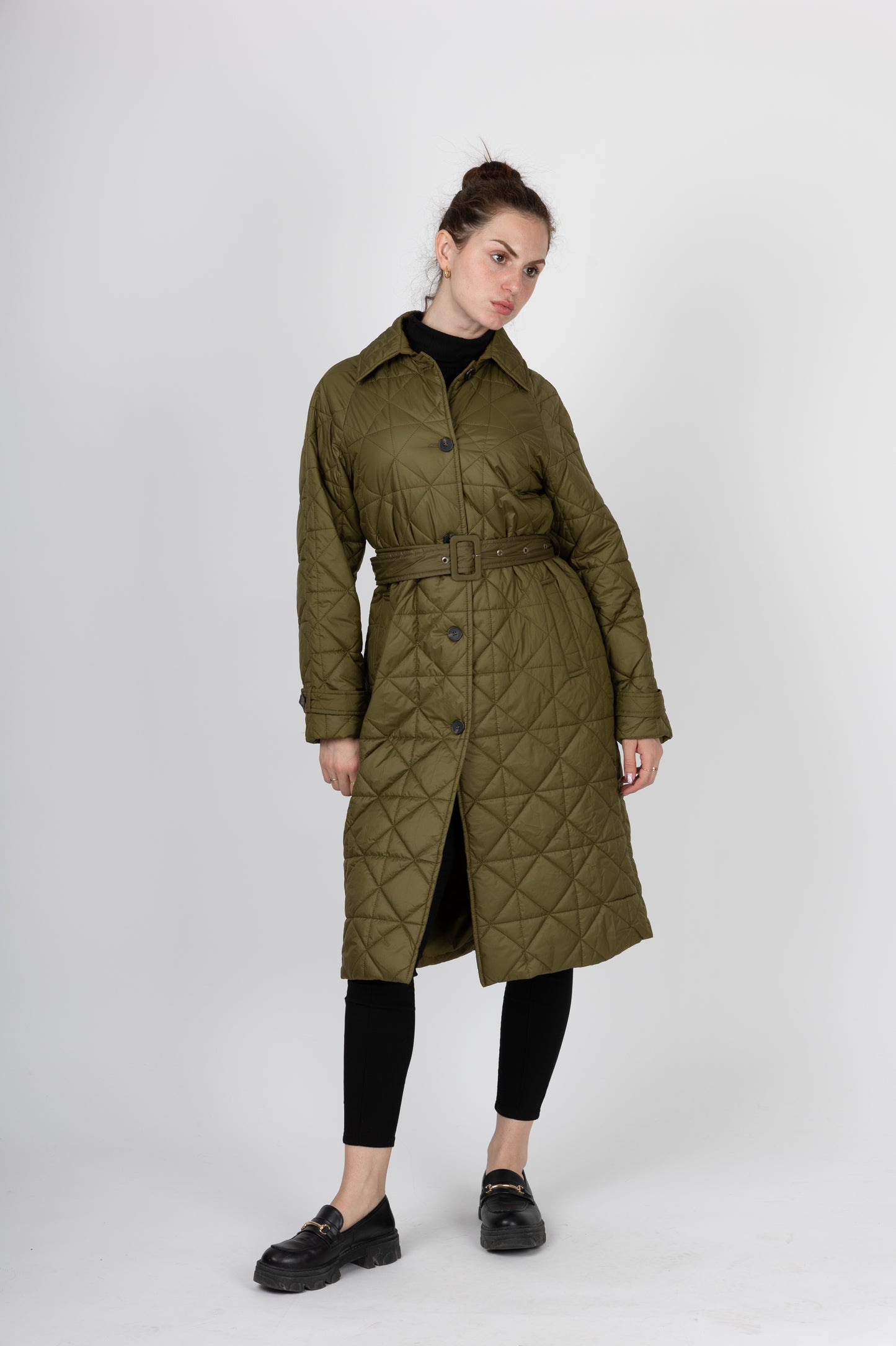 DOUDOUNE MATELASSÉE STYLE TRENCH