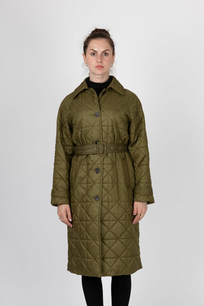 DOUDOUNE MATELASSÉE STYLE TRENCH