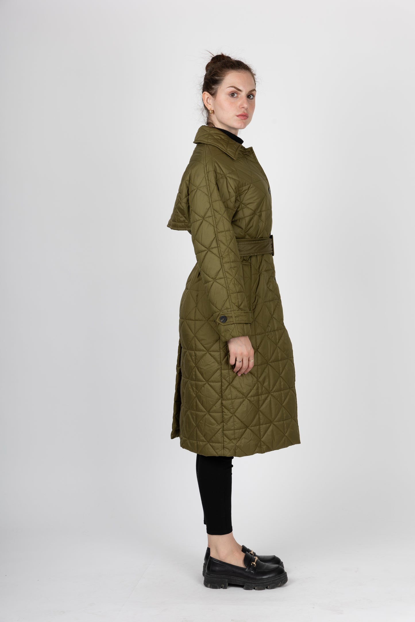 DOUDOUNE MATELASSÉE STYLE TRENCH