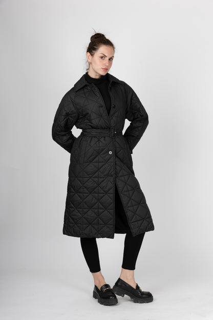 DOUDOUNE MATELASSÉE STYLE TRENCH