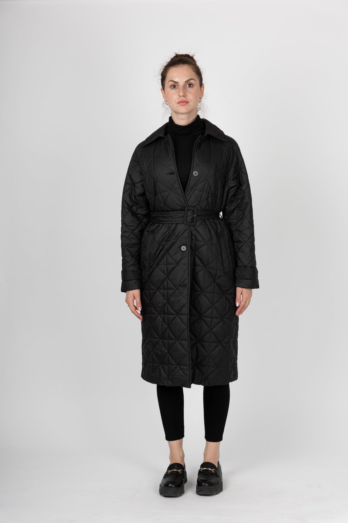 DOUDOUNE MATELASSÉE STYLE TRENCH
