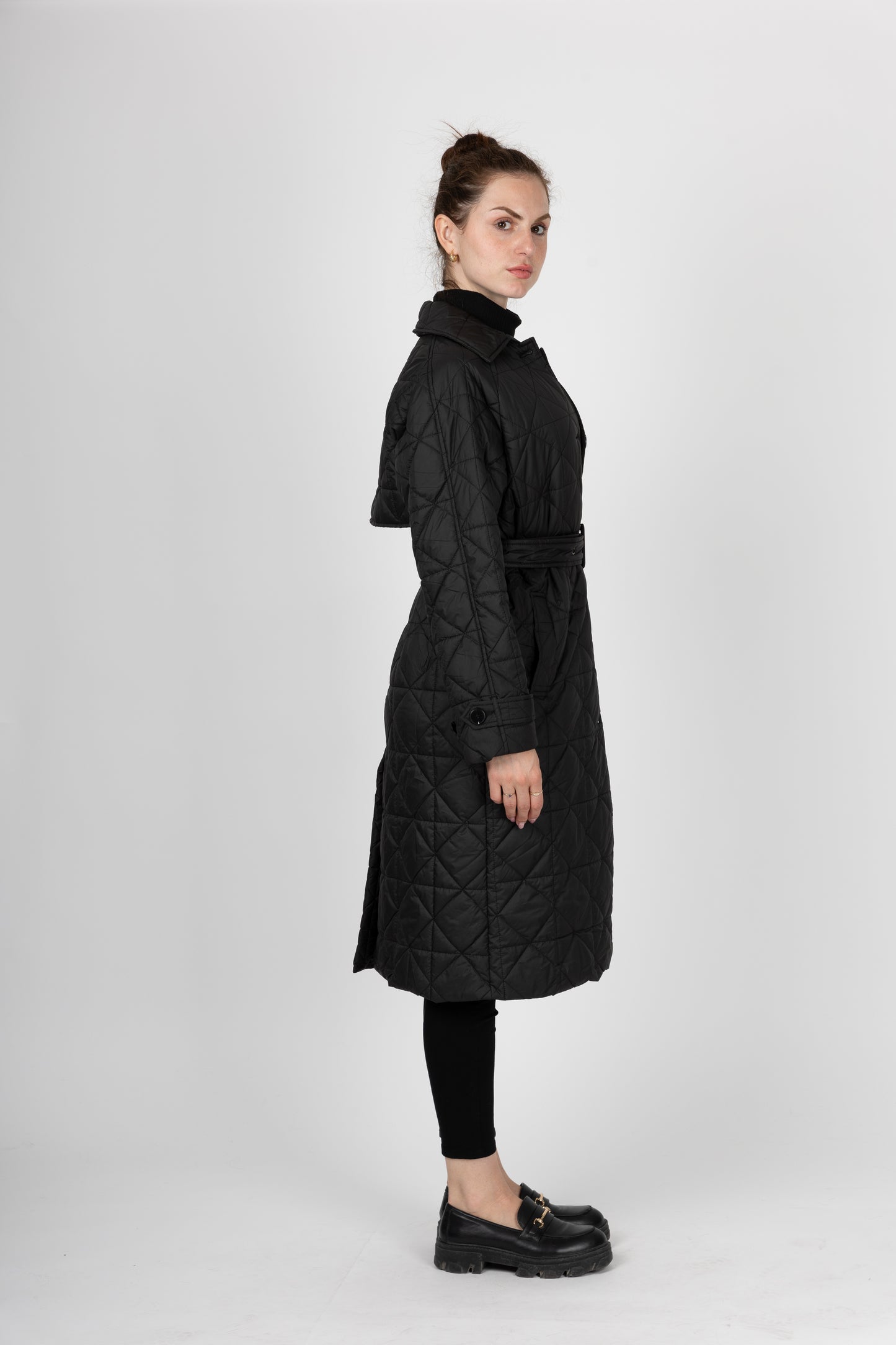 DOUDOUNE MATELASSÉE STYLE TRENCH