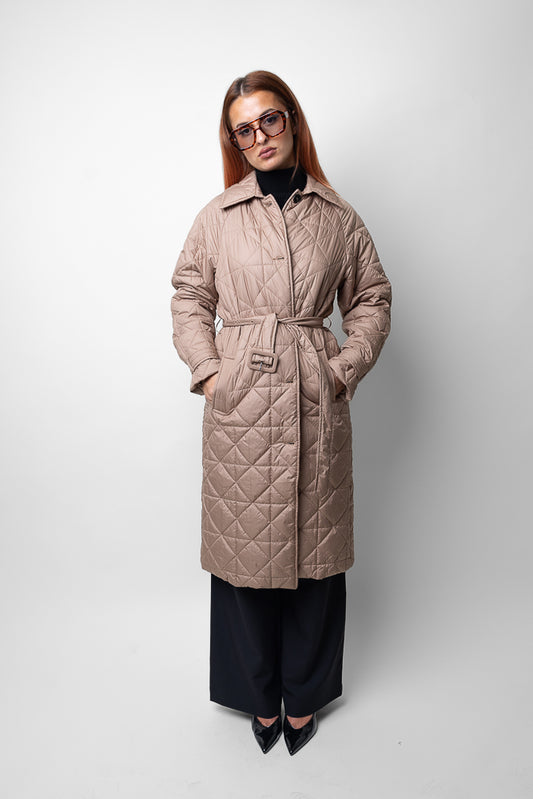 Quilted Trench Coat