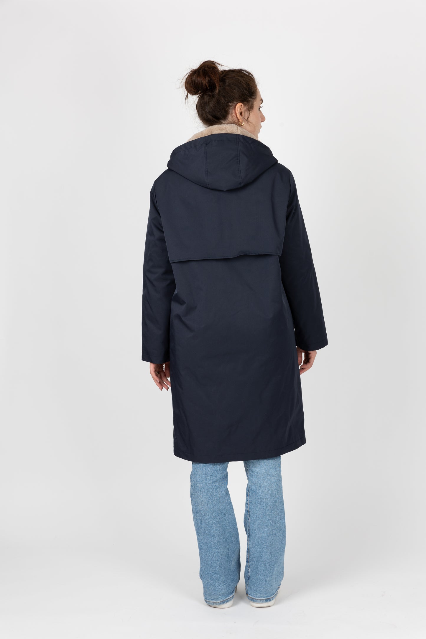 PARKA Á CAPUCHE INTÉRIEUR FAUSSE FOURRURE