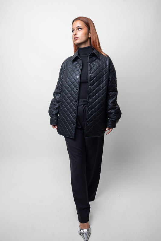 Quilted jacket oversize