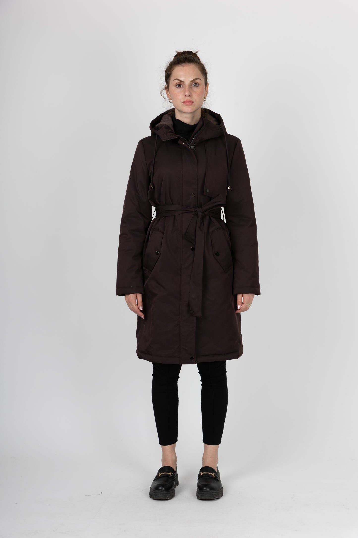 PARKA STYLE TRENCH À CAPUCHE