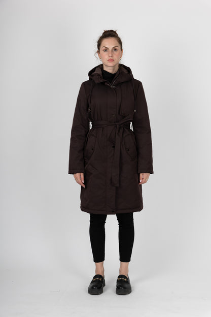 PARKA STYLE TRENCH À CAPUCHE