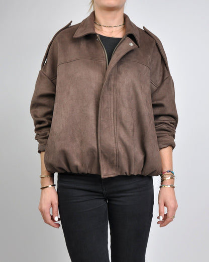 VESTE COURTE EFFET DAIM