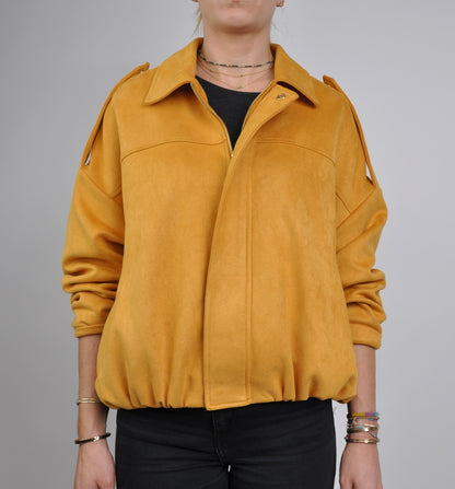 VESTE COURTE EFFET DAIM