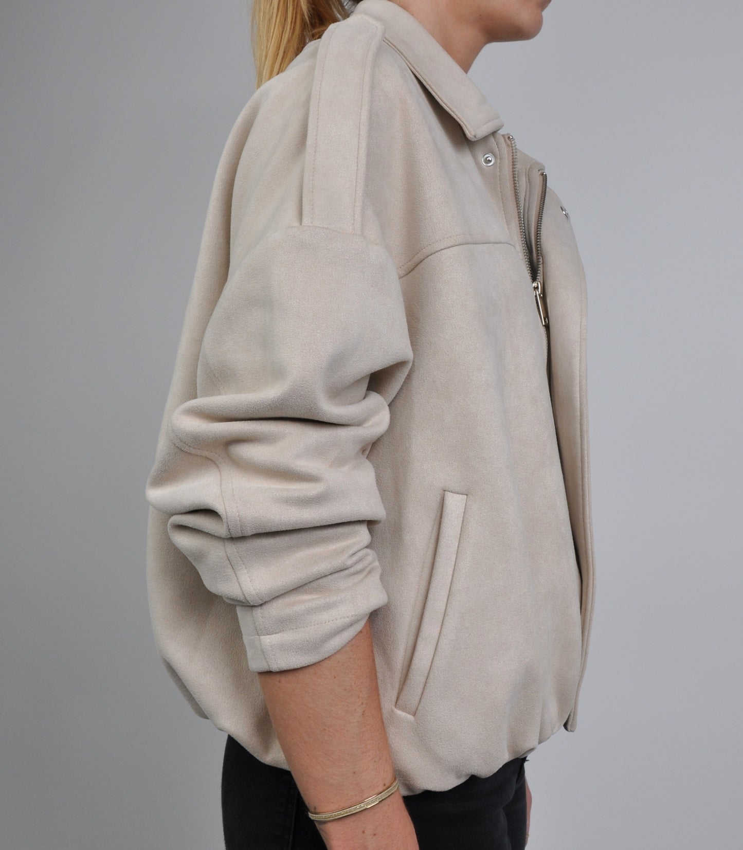 VESTE COURTE EFFET DAIM