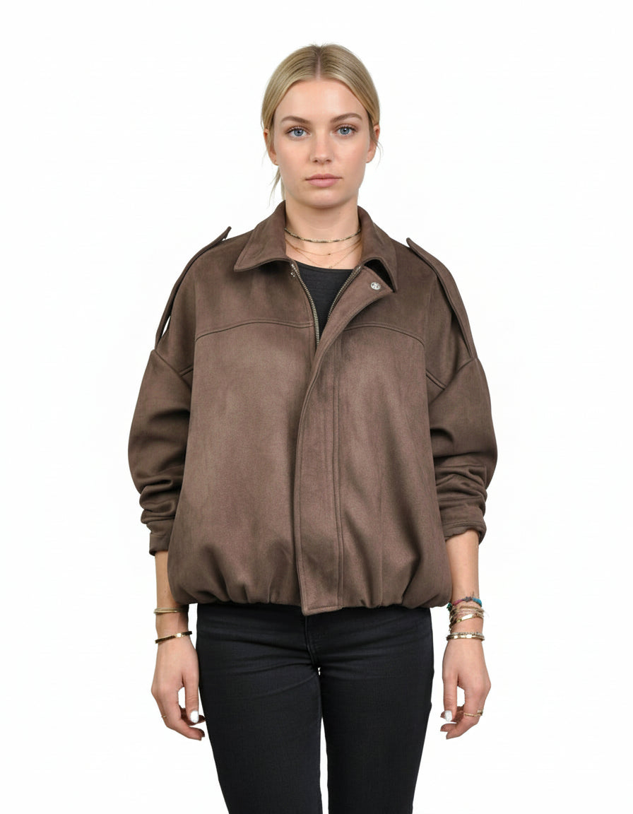 VESTE COURTE EFFET DAIM