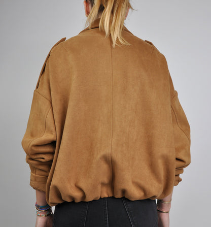 VESTE COURTE EFFET DAIM