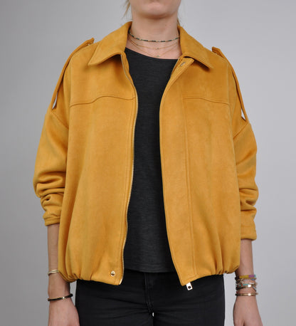 VESTE COURTE EFFET DAIM