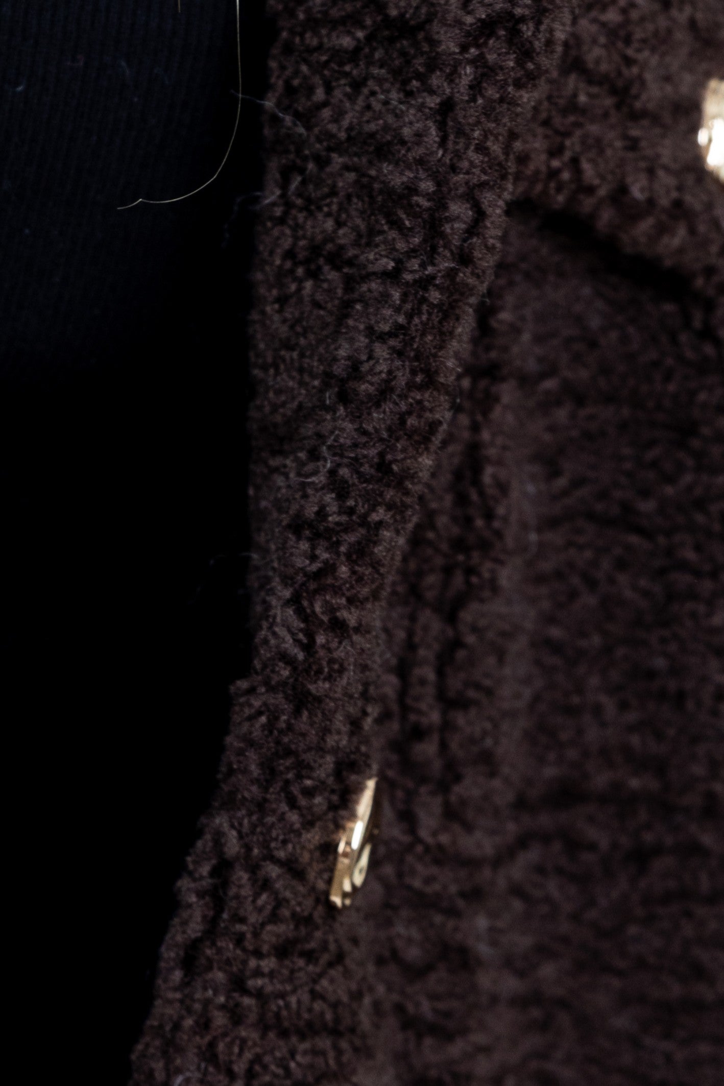 VESTE EN FAUSSE FOURRURE MOUTON