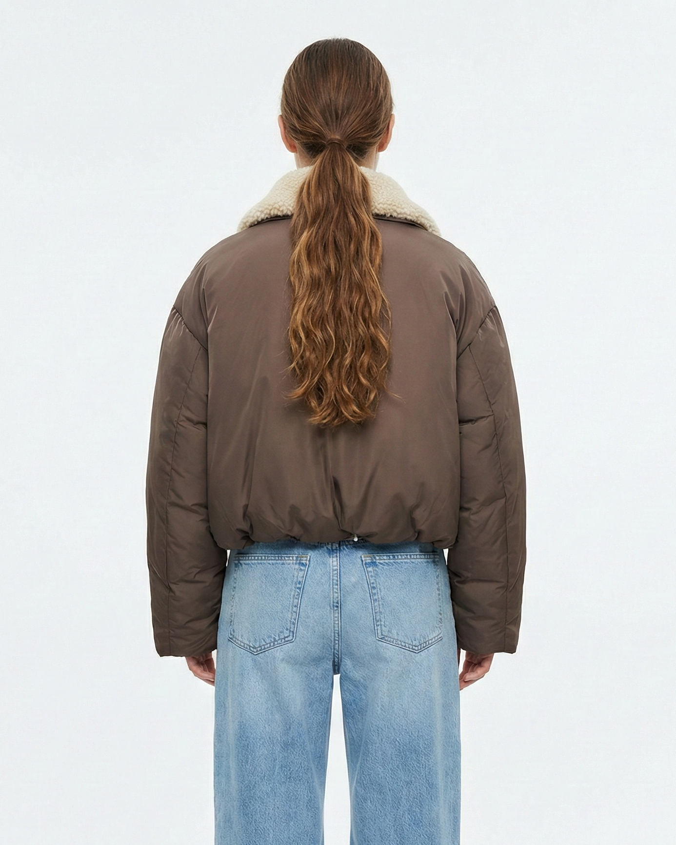 DOUDOUNE AVEC COL EN FAUSSE FOURRURE